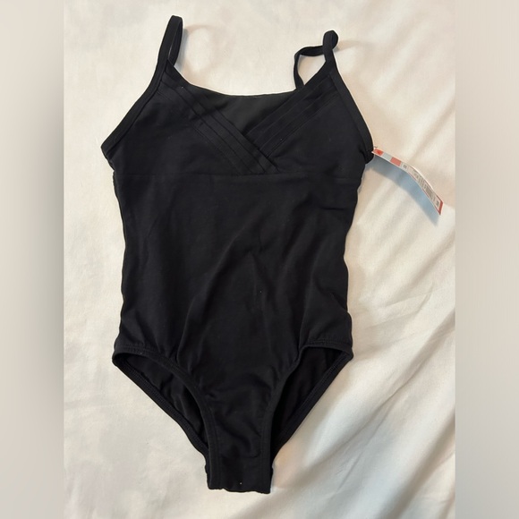 NWT Girls' Cami Dance Leotard - Cat & Jack Black size 6 / 6X - Picture 3 of 13
